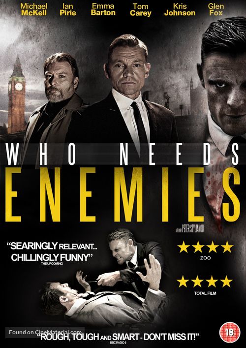 Who Needs Enemies - British DVD movie cover