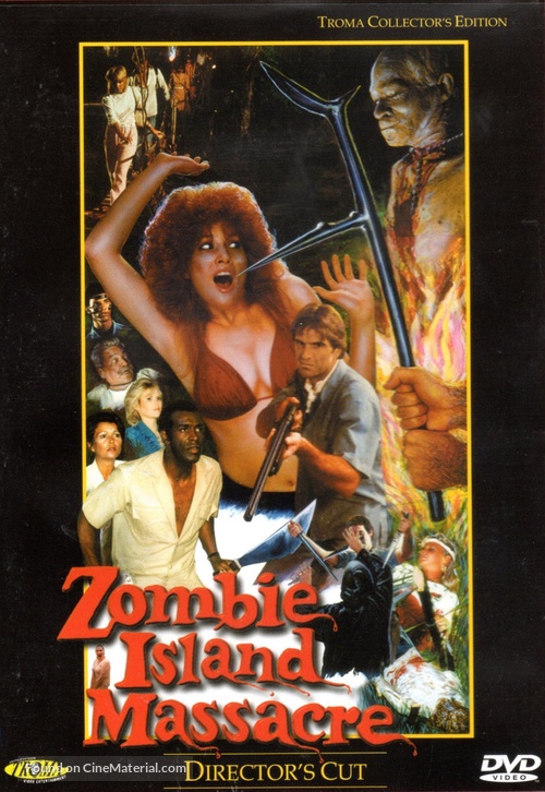 Zombie Island Massacre - German DVD movie cover