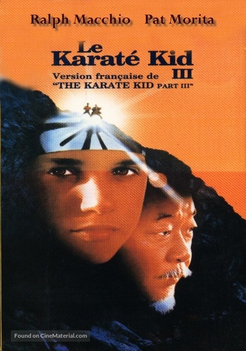 The Karate Kid, Part III - Canadian DVD movie cover