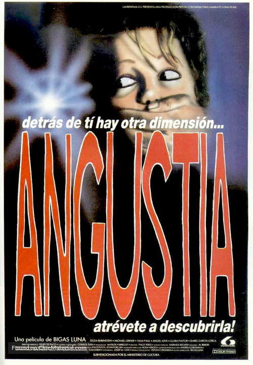 Angustia - Spanish Movie Poster