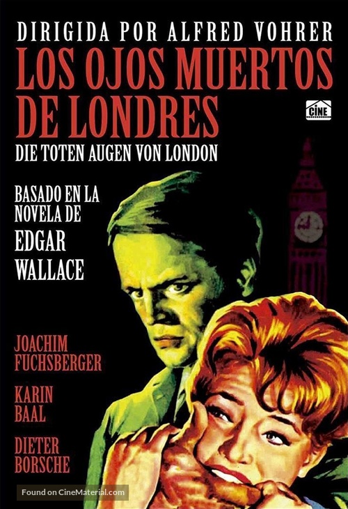 Die toten Augen von London - Spanish DVD movie cover