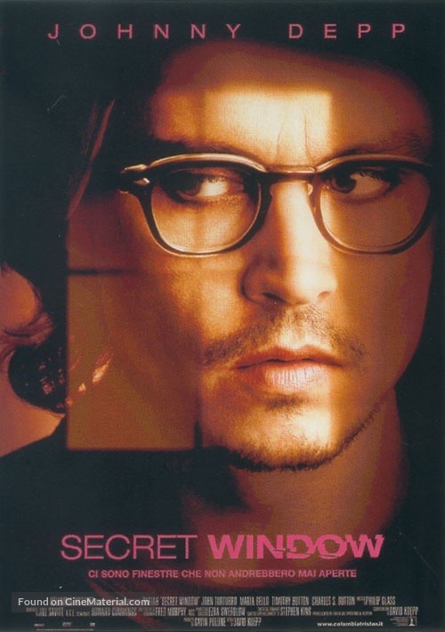 Secret Window - Italian Movie Poster