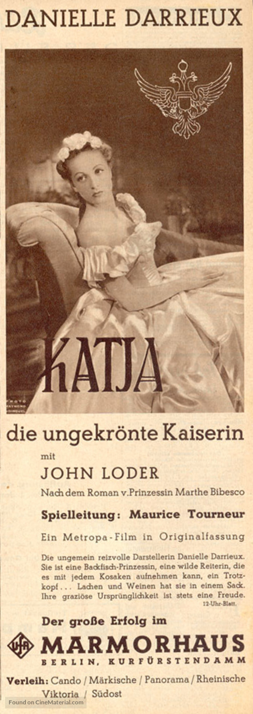 Katia - German poster