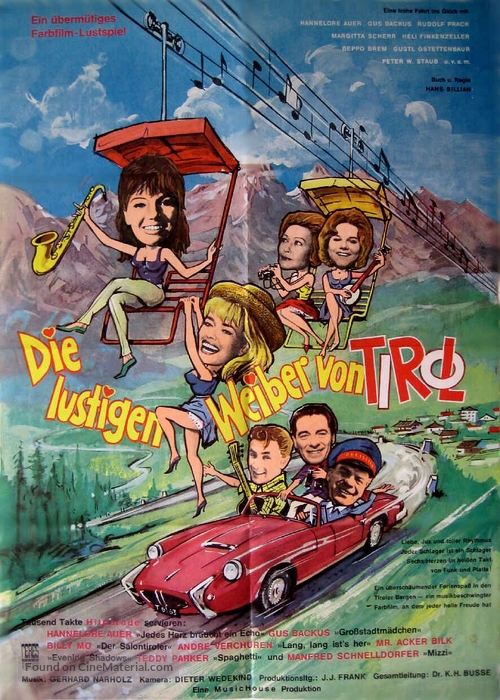 Die lustigen Weiber von Tirol - German Movie Poster