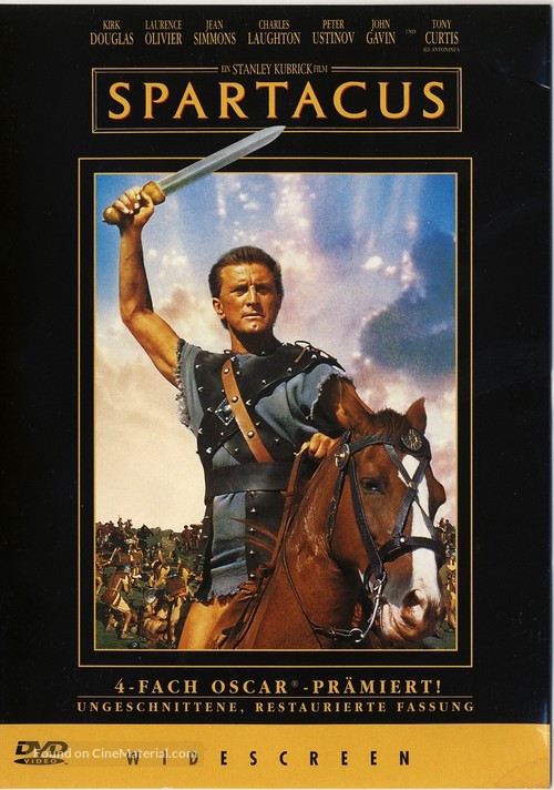 Spartacus - German Movie Cover