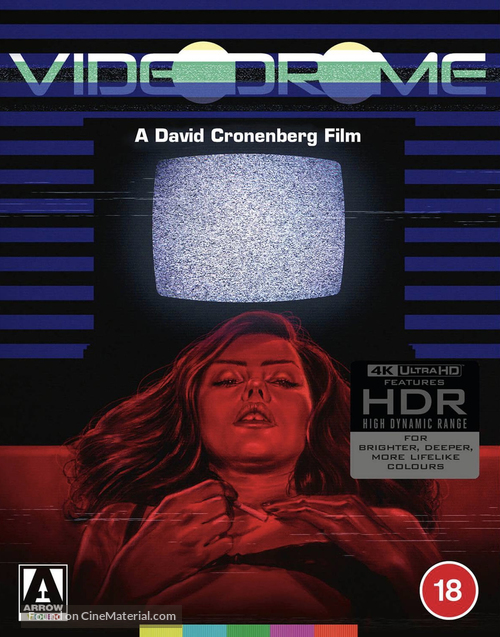 Videodrome - British Blu-Ray movie cover