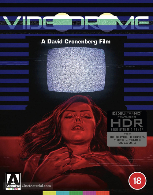 Videodrome - British Blu-Ray movie cover