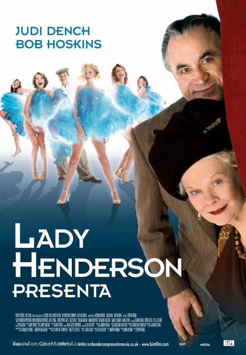 Mrs. Henderson Presents - Italian Movie Poster