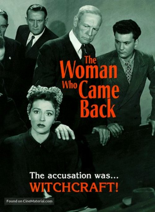 Woman Who Came Back - DVD movie cover