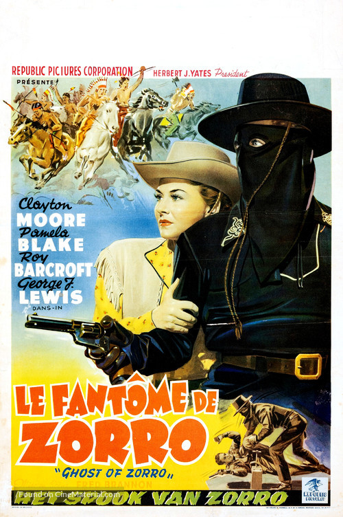 Ghost of Zorro - Belgian Movie Poster