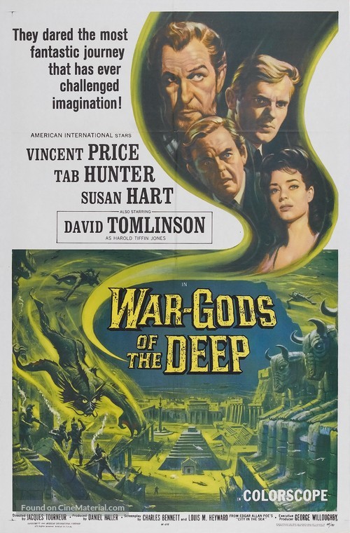 War-Gods of the Deep - Theatrical movie poster