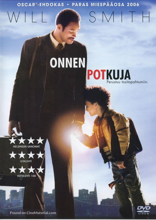 The Pursuit of Happyness - Finnish Movie Cover