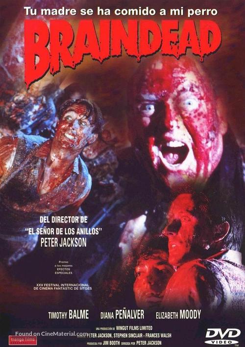 Braindead - Spanish DVD movie cover