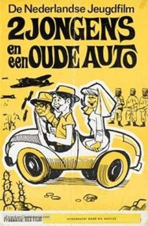 Twee jongens en een oude auto - Dutch Movie Poster