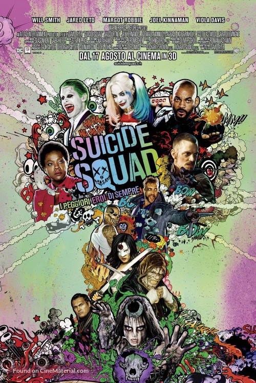 Suicide Squad - Swiss Movie Poster
