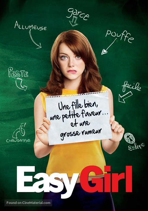 Easy A - French DVD movie cover