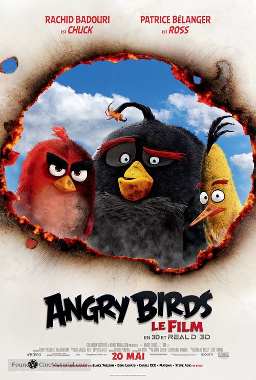 The Angry Birds Movie - Canadian Movie Poster