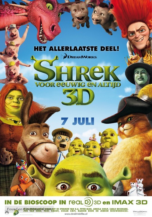 Shrek Forever After - Dutch Movie Poster