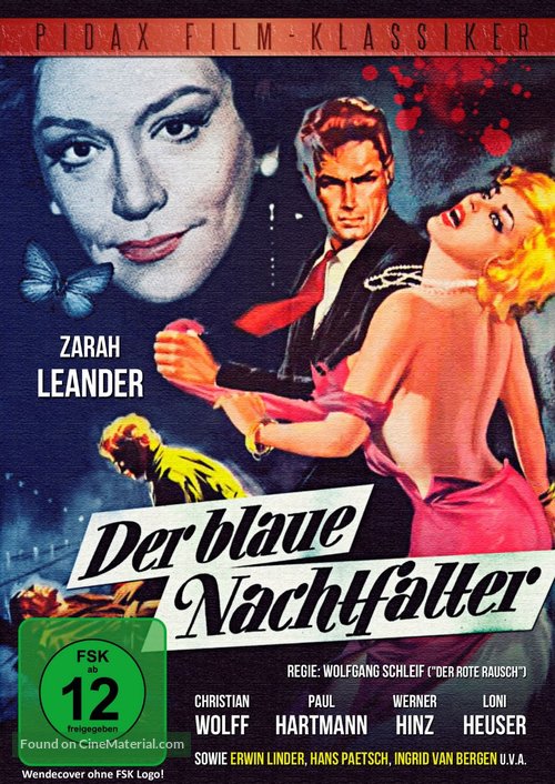 Der blaue Nachtfalter - German Movie Cover