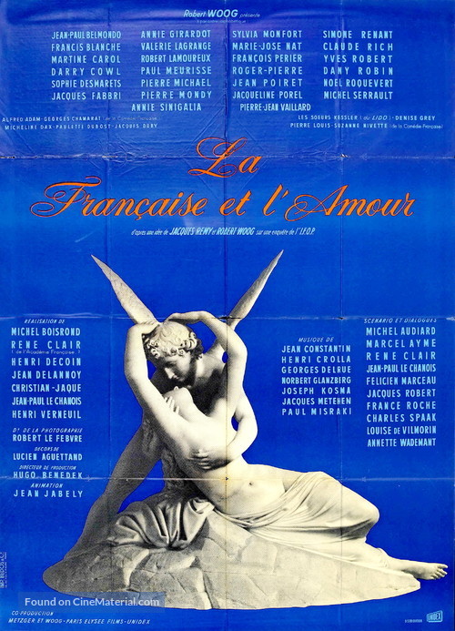 La fran&ccedil;aise et l&#039;amour - French Movie Poster