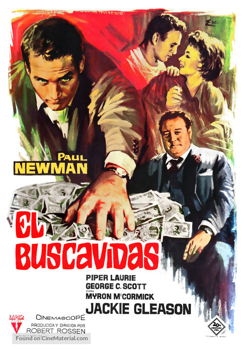 The Hustler - Spanish Movie Poster