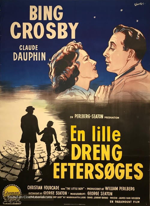 Little Boy Lost - Danish Movie Poster