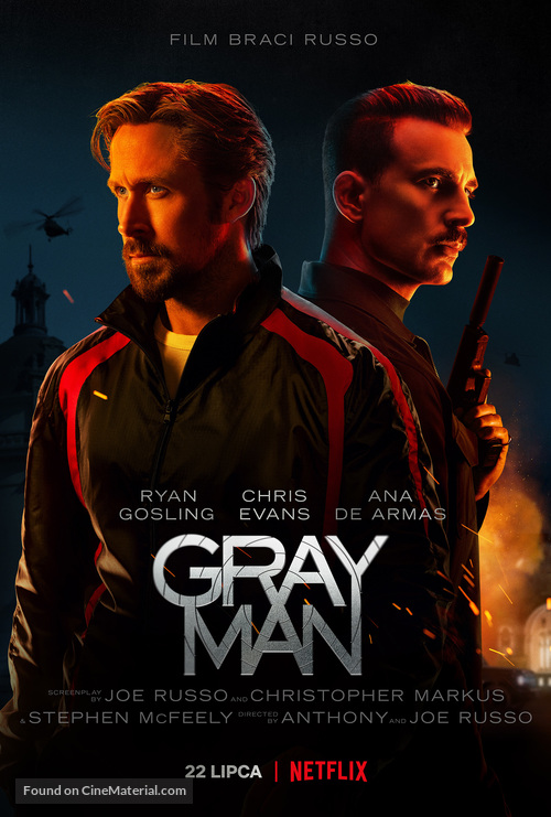 The Gray Man - Polish Movie Poster
