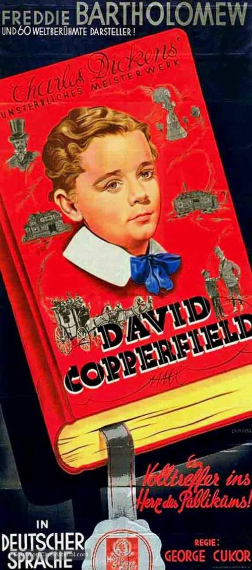 The Personal History, Adventures, Experience, &amp; Observation of David Copperfield the Younger - German VHS movie cover