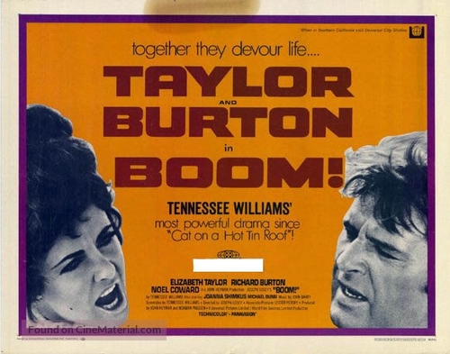 Boom - British Movie Poster