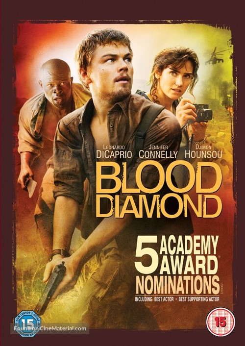 Blood Diamond - British DVD movie cover