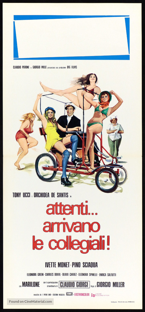 Attenti... arrivano le collegiali! - Italian Movie Poster