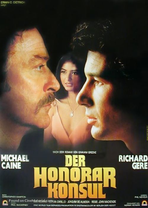 The Honorary Consul - German Movie Poster