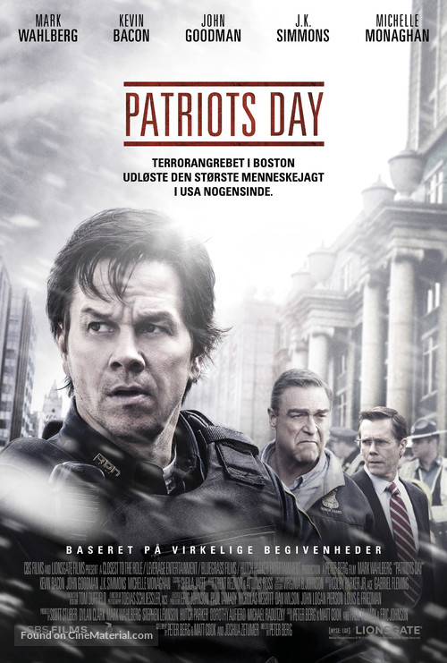 Patriots Day - Danish Movie Poster