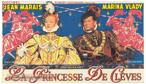 La princesse de Cl&egrave;ves - Belgian Movie Poster