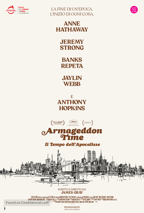 Armageddon Time - Italian Movie Poster