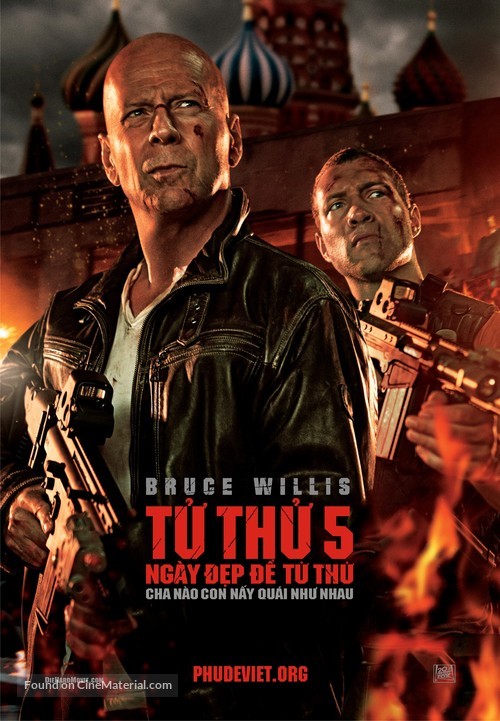 A Good Day to Die Hard - Vietnamese Movie Poster