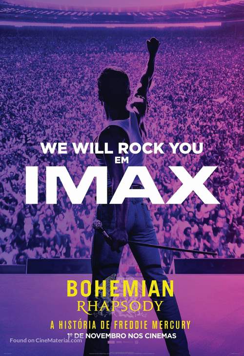 Bohemian Rhapsody - Brazilian Movie Poster