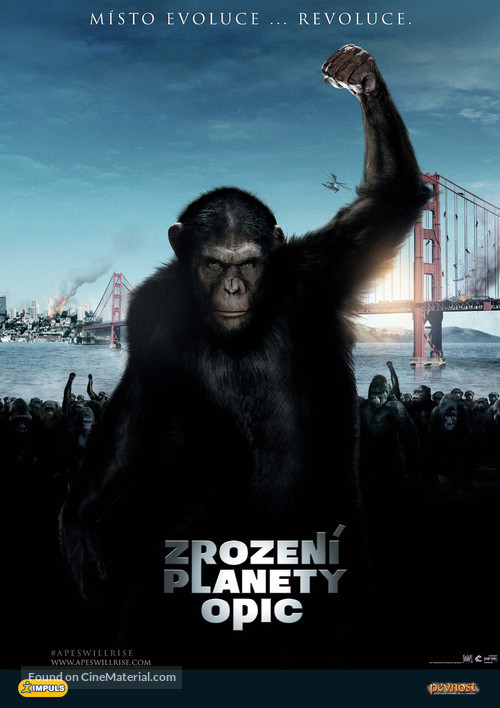 Rise of the Planet of the Apes - Czech Movie Poster