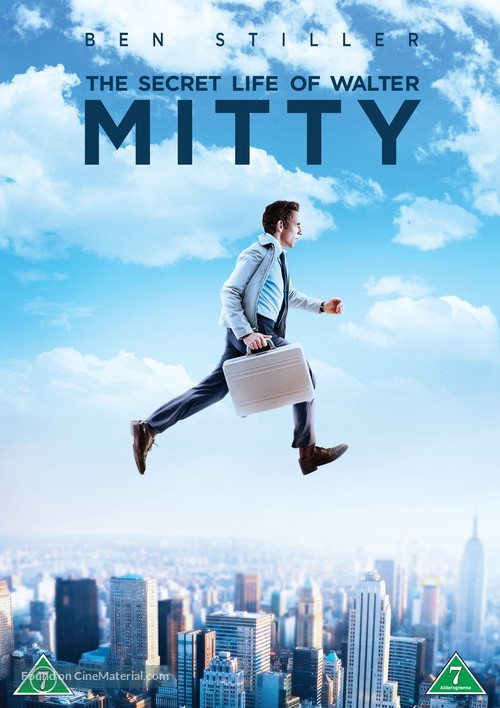 The Secret Life of Walter Mitty - Danish DVD movie cover