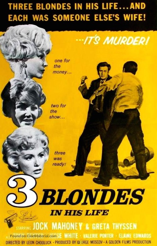 Three Blondes in His Life - Movie Poster