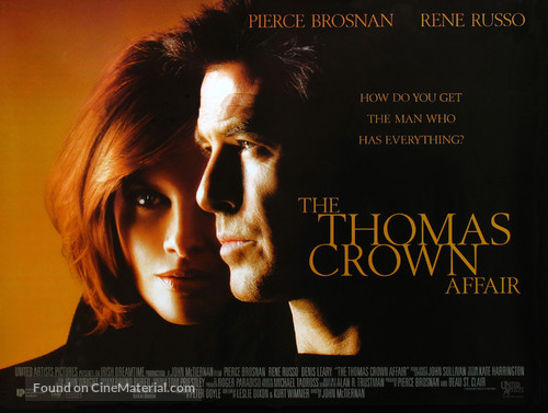 The Thomas Crown Affair - British Movie Poster