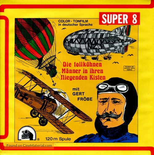 Those Magnificent Men In Their Flying Machines - German Movie Cover