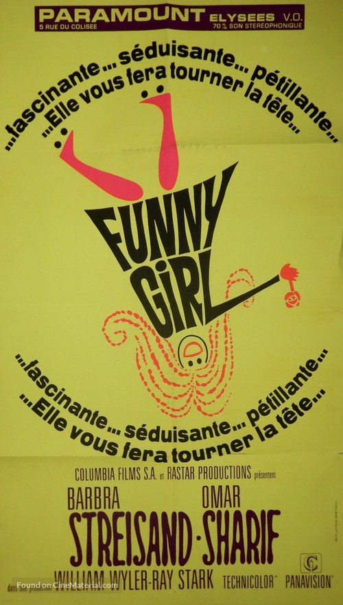 Funny Girl - French Movie Poster