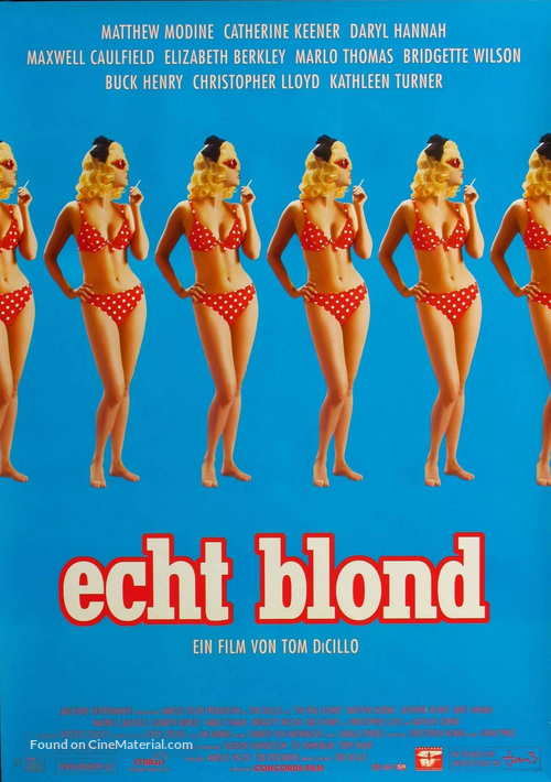 The Real Blonde - German Movie Poster