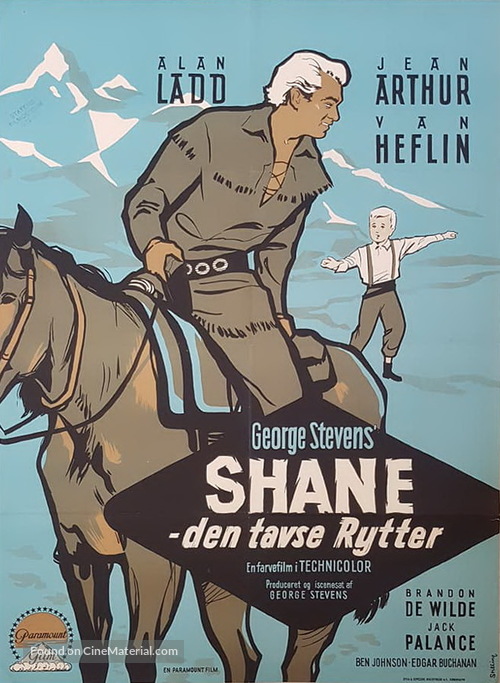 Shane - Danish Movie Poster