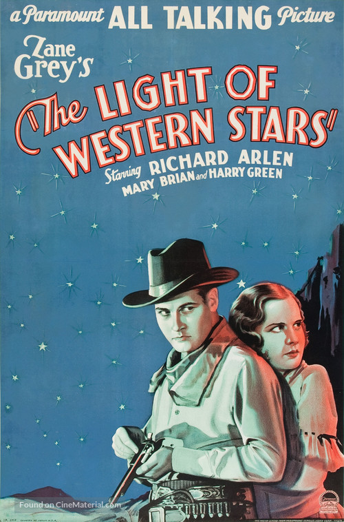 The Light of Western Stars - Movie Poster