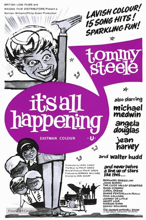 It&#039;s All Happening - British Movie Poster