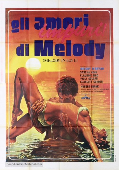 Melody in Love - Italian Movie Poster