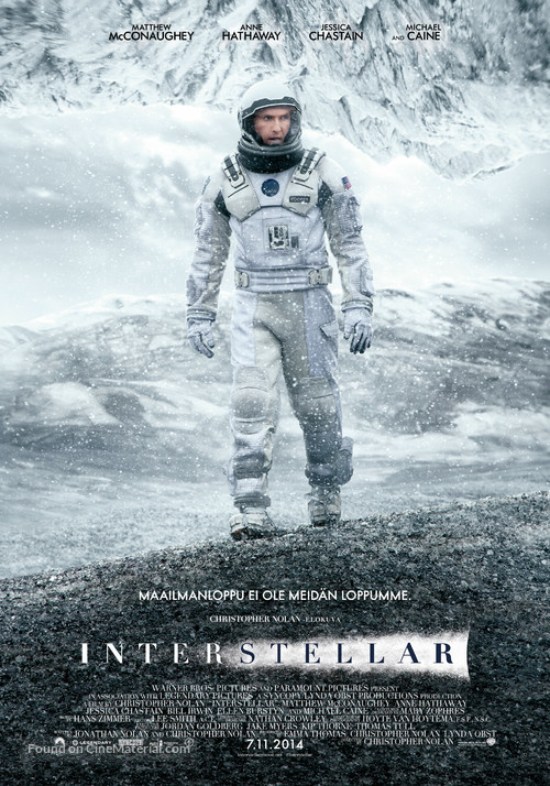Interstellar - Finnish Movie Poster