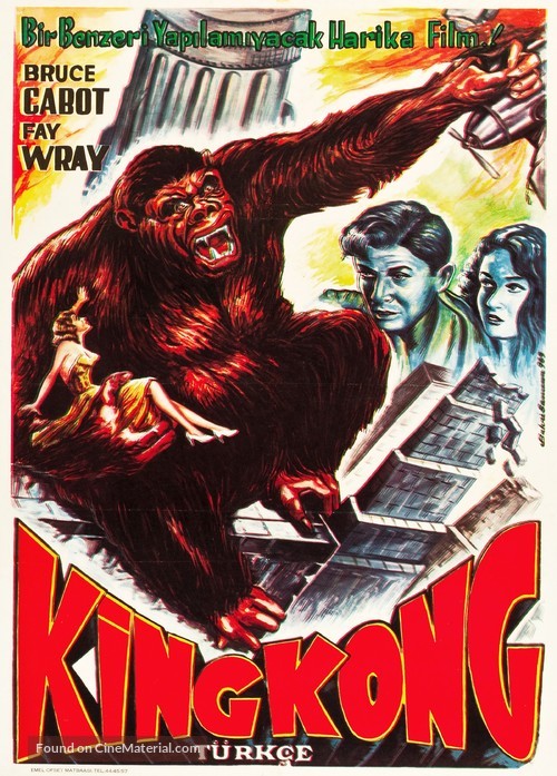 King Kong - Turkish Re-release movie poster